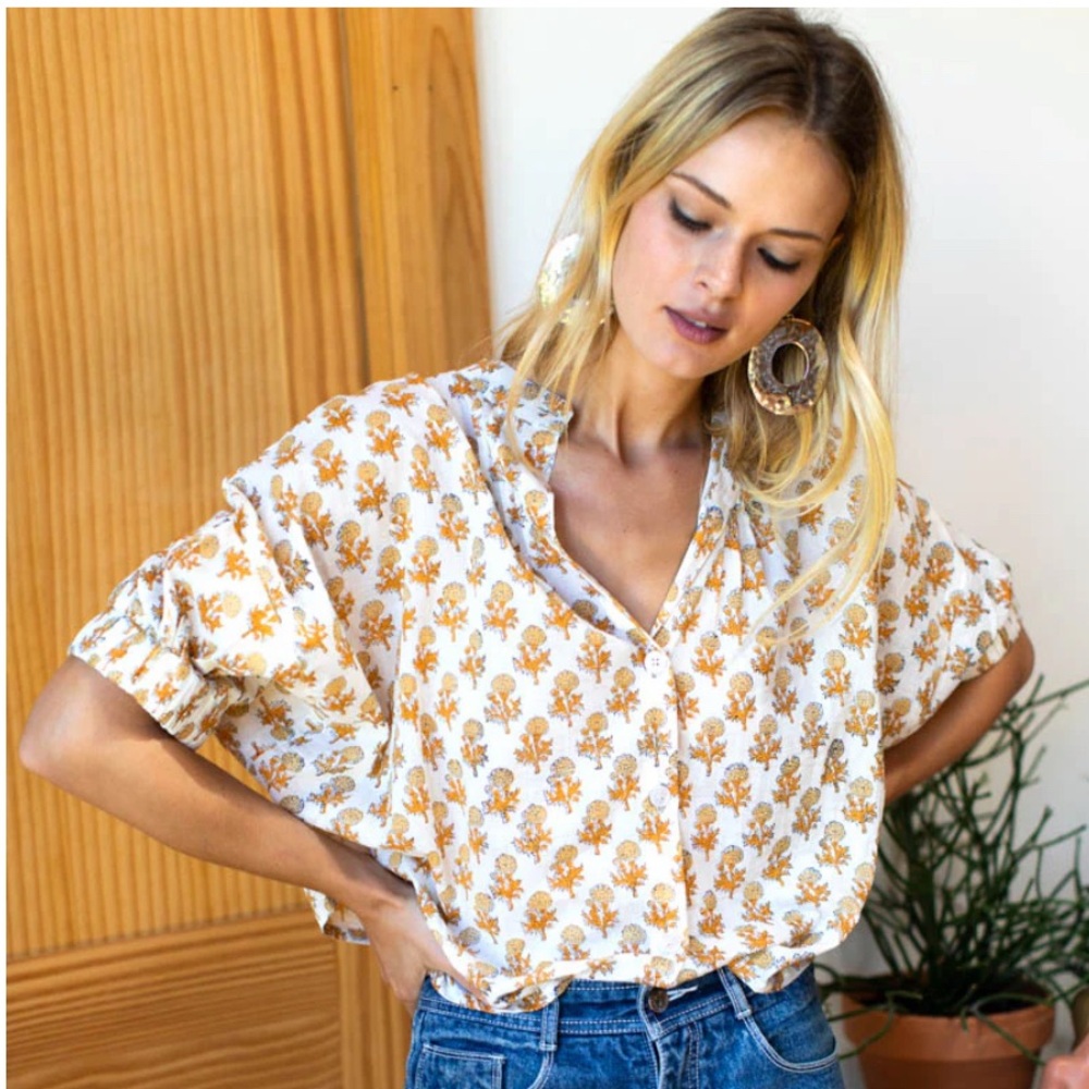 Emerson Fry Marigold Organic Cotton Top